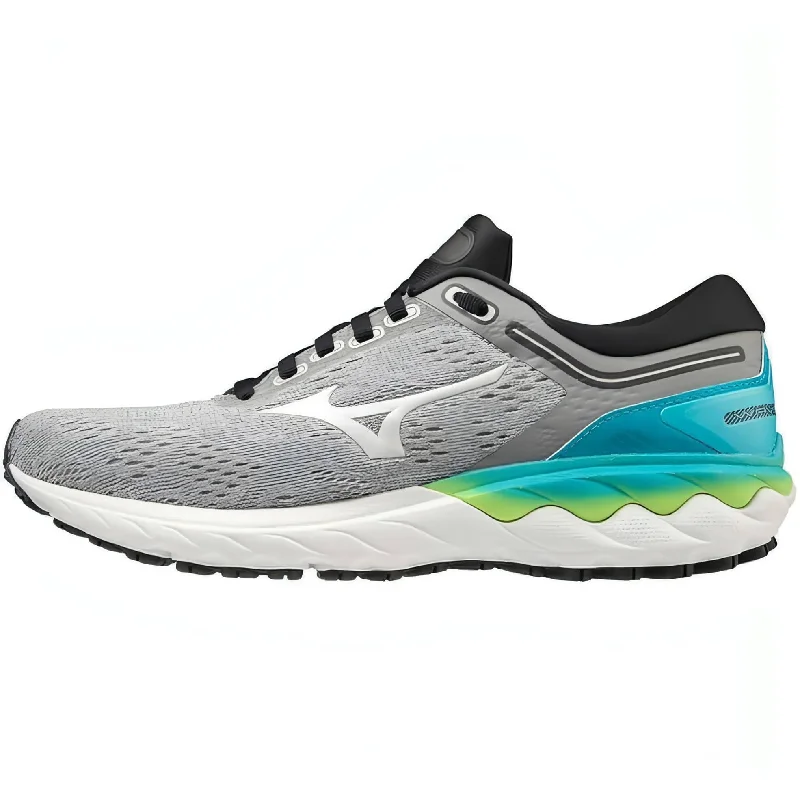 Midnight Madness Mizuno Wave Skyrise Womens Running Shoes - Grey