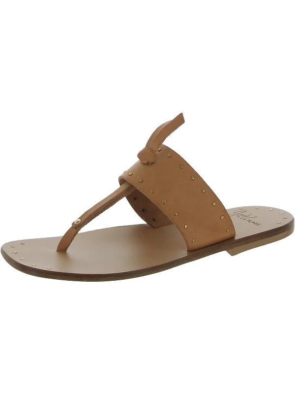 Price Drop Baeli Womens Leather Thong Slide Sandals
