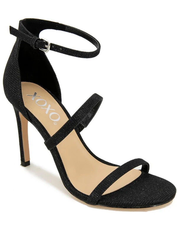 Weekend Special Bridgette Womens Metallic Open Toe Pumps