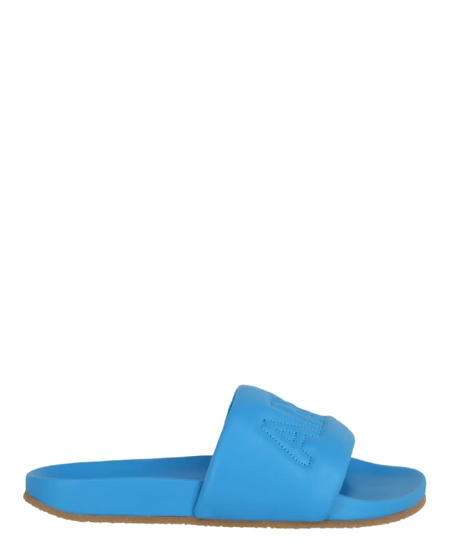 Pay Less Quilted Lettering Logo Sliders