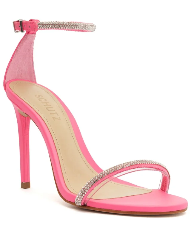 Price Drop Alert SCHUTZ Fabienne Leather & Patent Sandal