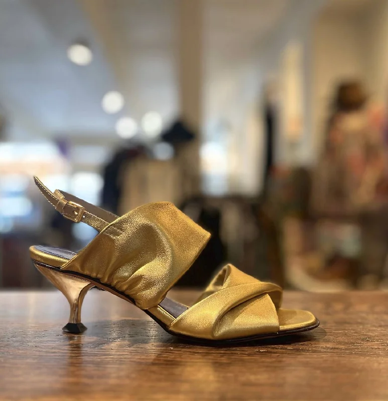 Your Perfect Deal Is Just A Click Away Tirana Twisted 2Band Sandal - Medium Width In Gold