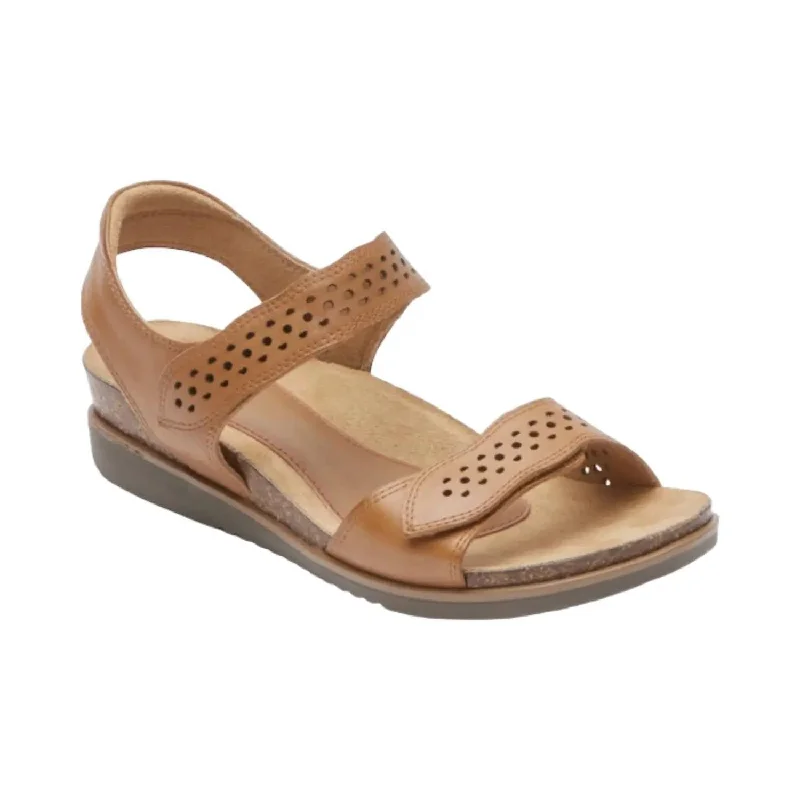 Reduced Prices Women's May Wave Strap Sandal - Wide Width In Tan