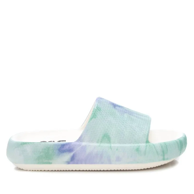 Daily Special Women's Pool Slides Sandals In Turquoise/aqua