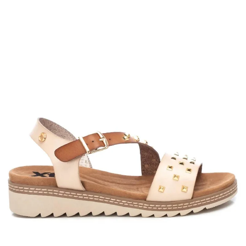 Clearance Sale Women's Wedge Sandals In Beige