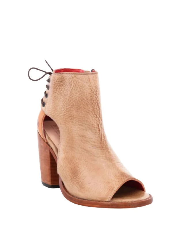 Special Buy Angelique Heel In Oats/pecan Rustic
