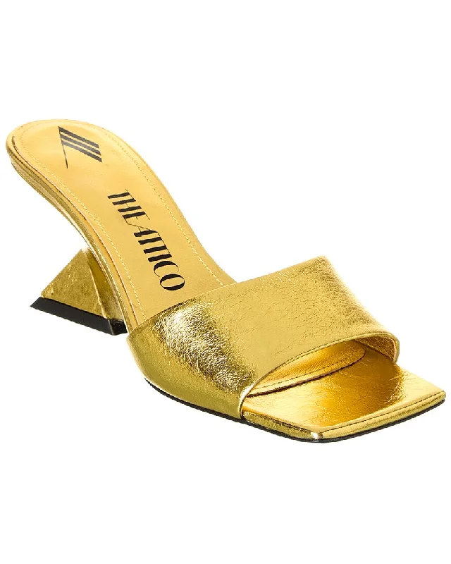 Weekend Offers That Thrill The Attico Cheope Leather Mule