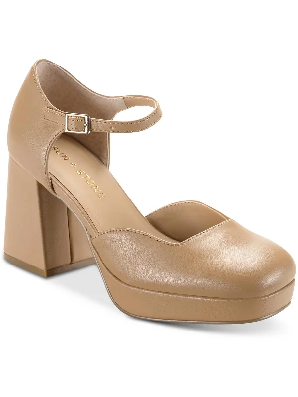New Deals Viennaa Womens Patent Square Toe Mary Jane Heels