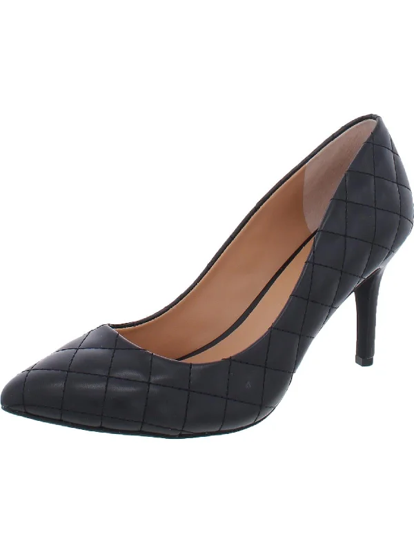 black quilted